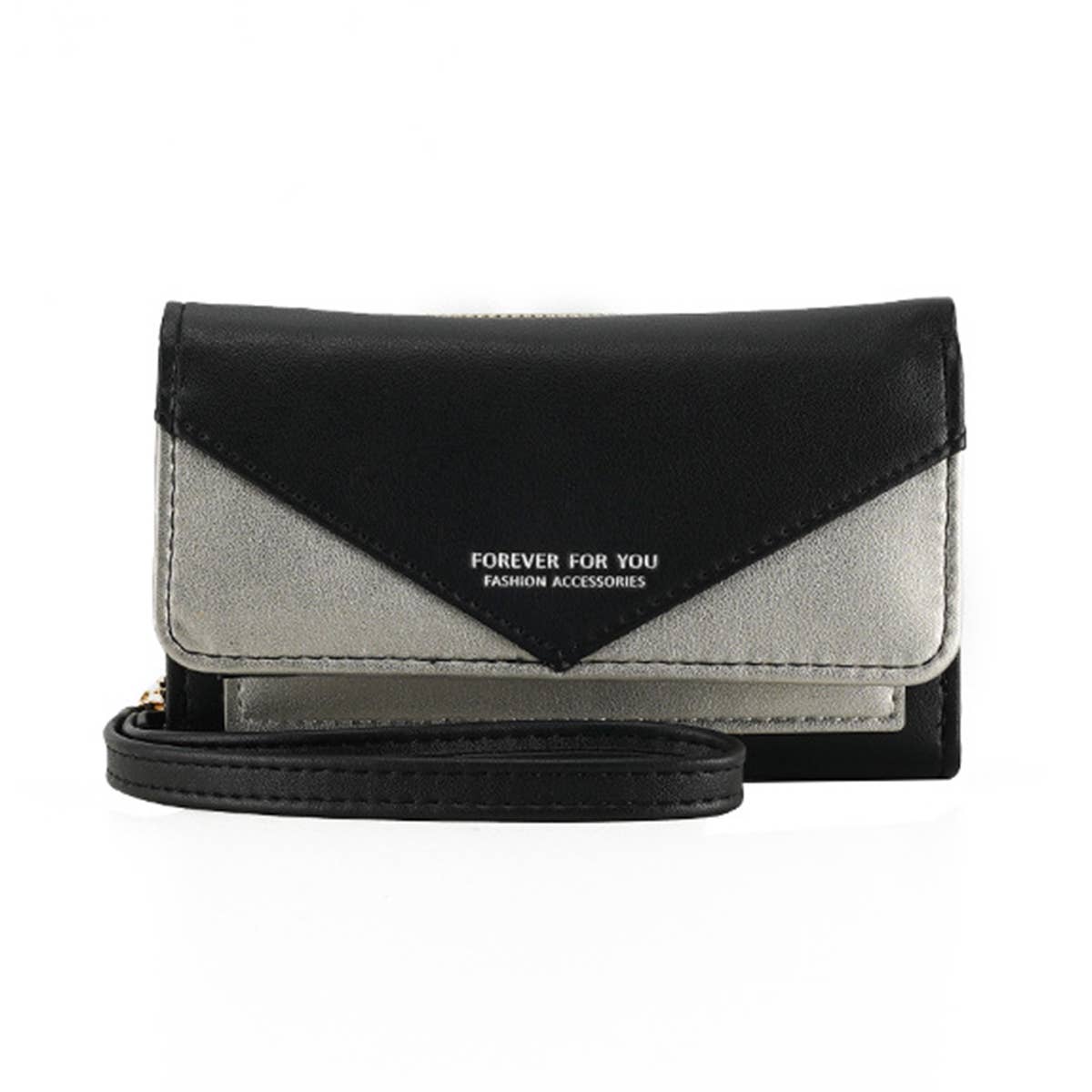WOMEN EXQUISITE AND SIMPLE CONTRAST WALLET_CWAB1252