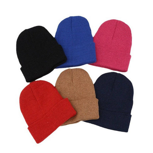 CWAH04344_WINTER KNIT BEANIE HAT FOR MEN WARM