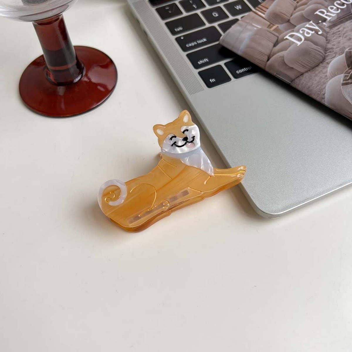Cartoon Dog Acetate Hair Claw Clip for Girls_CWAHA5780