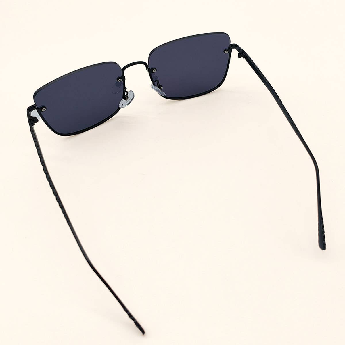 HALF FRAME SQUARE FASHION SUNGLASSES