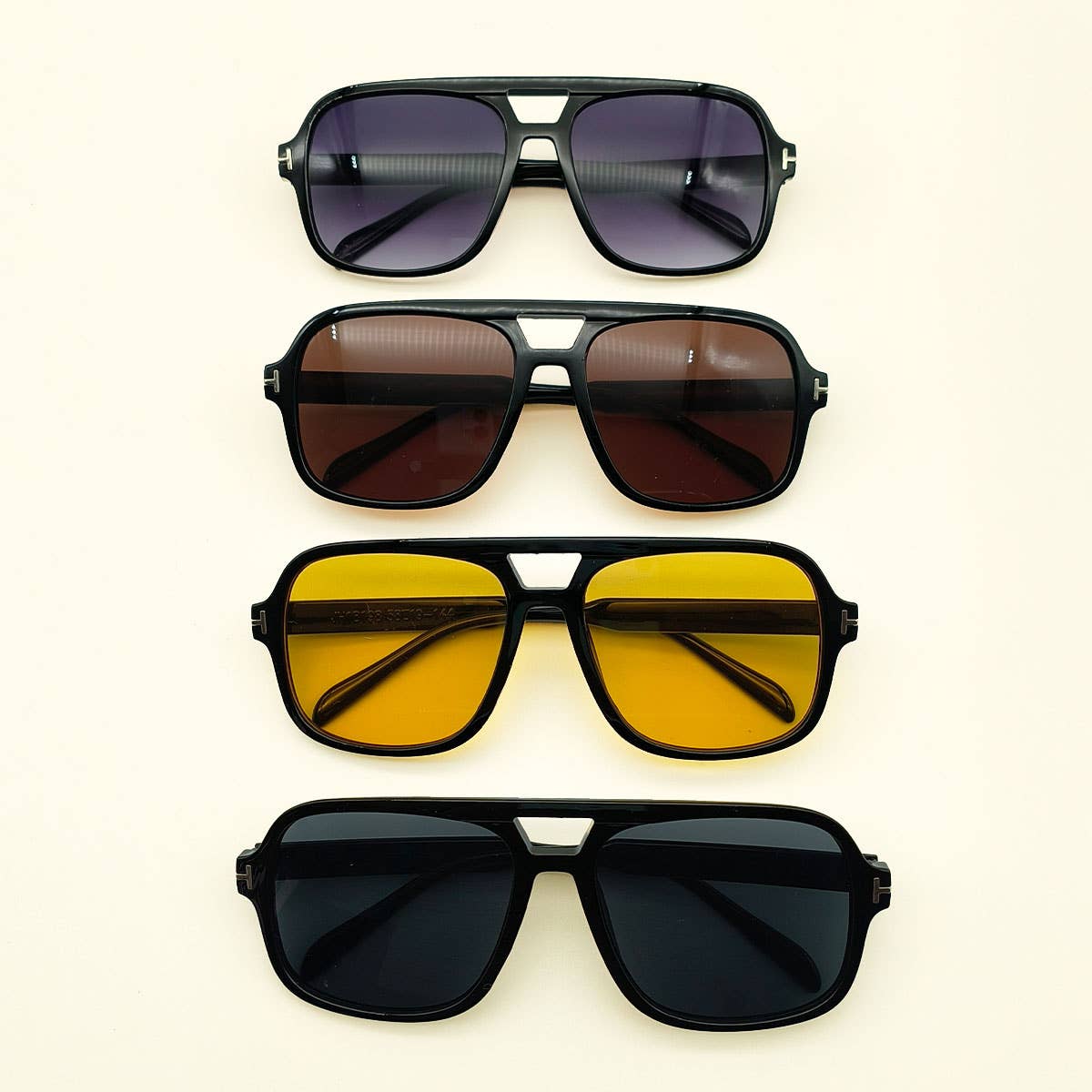 T-SHAPE DOUBLE BRIDGE SUNGLASSES