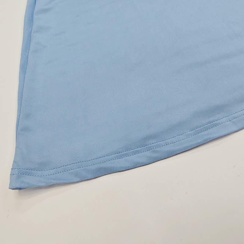 Stylish off-the-neck backless collared dress