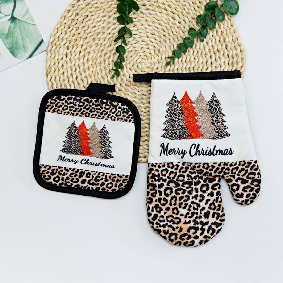 CHRISTMAS SERIES BAKING ANTI-SCALDING GLOVES