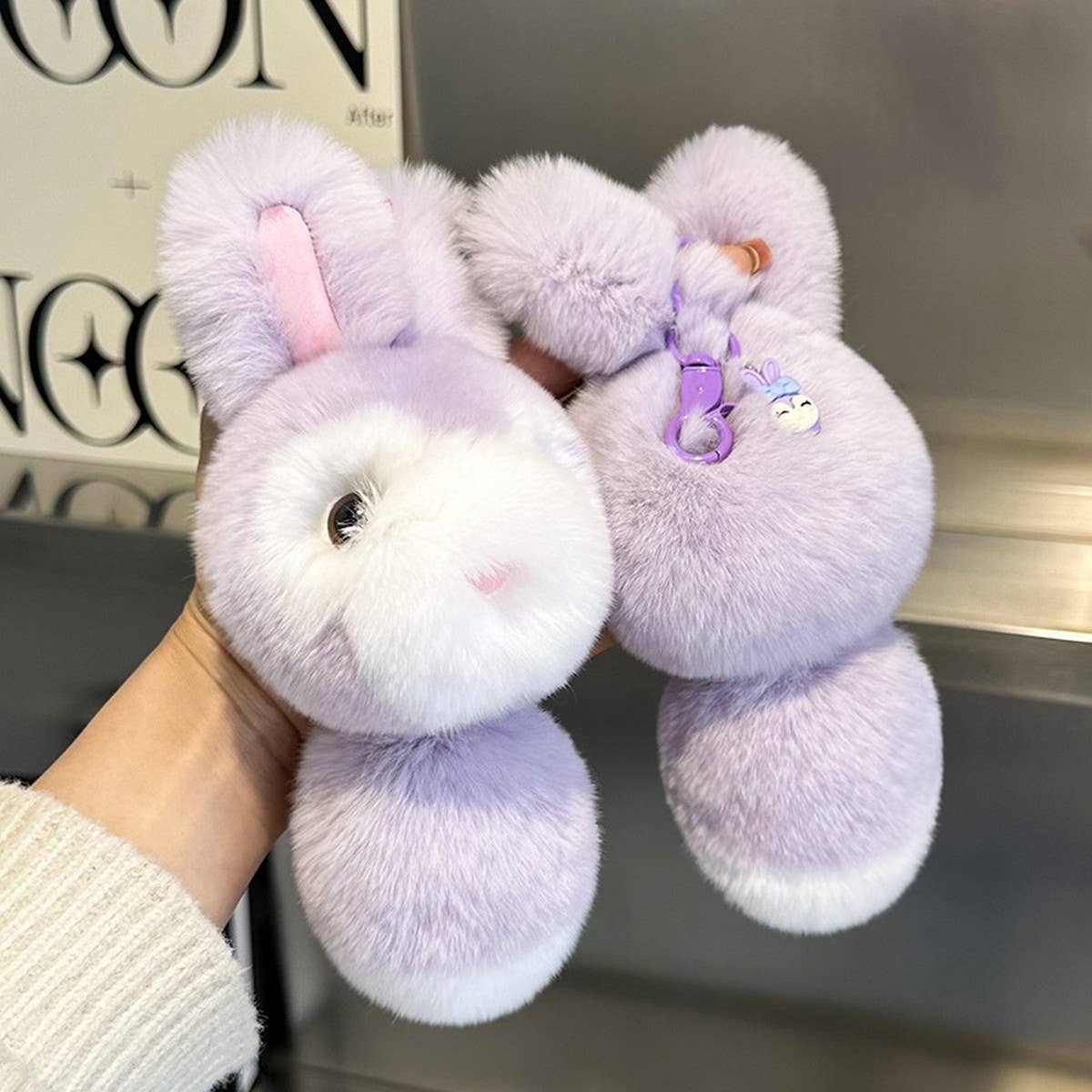 CUTE BUNNY CAR KEYCHAIN PENDANT ACCESSORIES