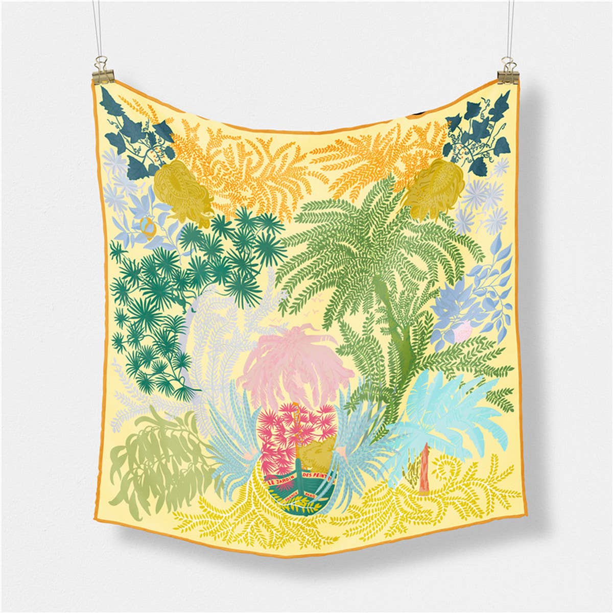 20.9" Silky Satin Square Scarf ??Sweet Cream Style_CWASC0642