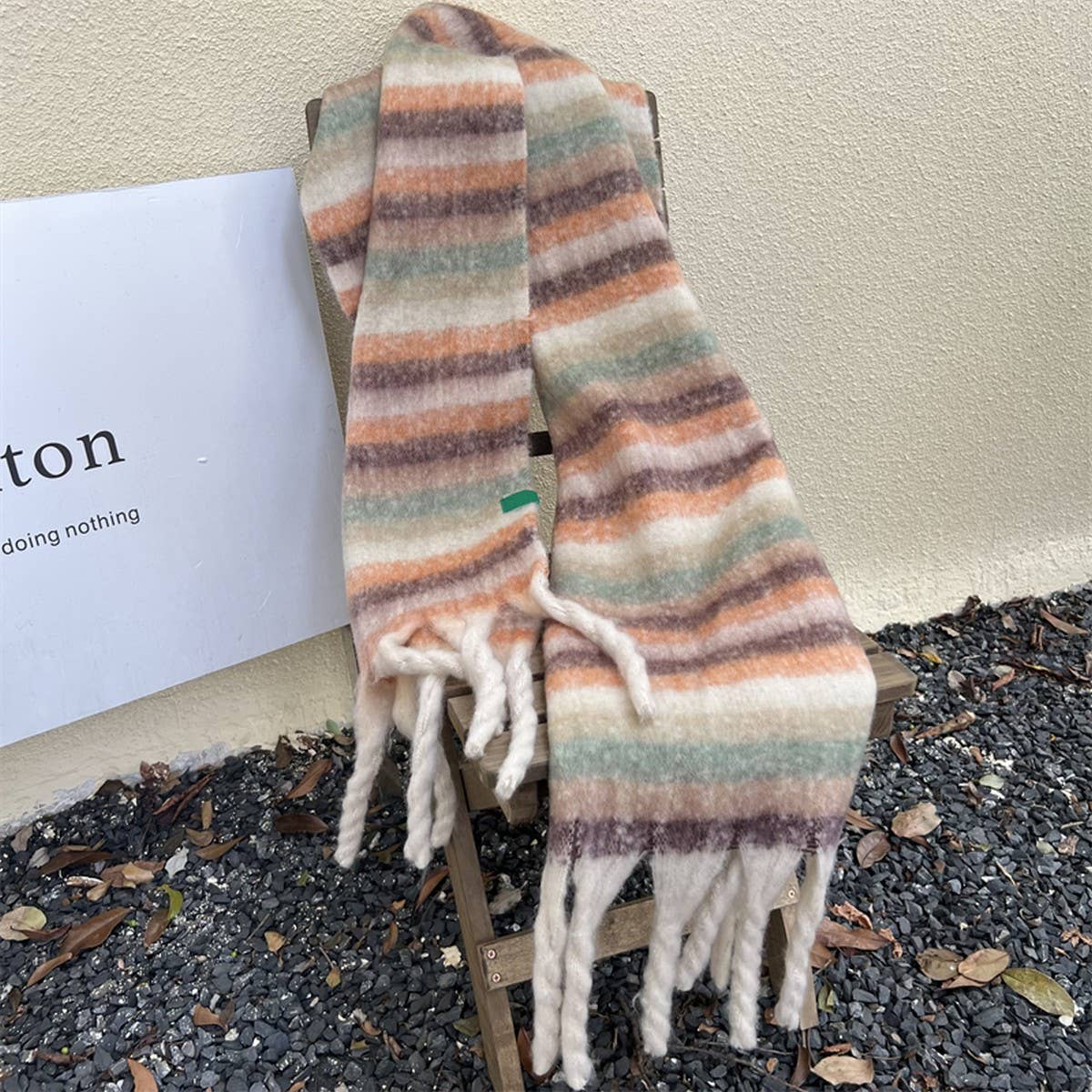 Vintage Scarf - Cute Winter Neck Wrap for Students