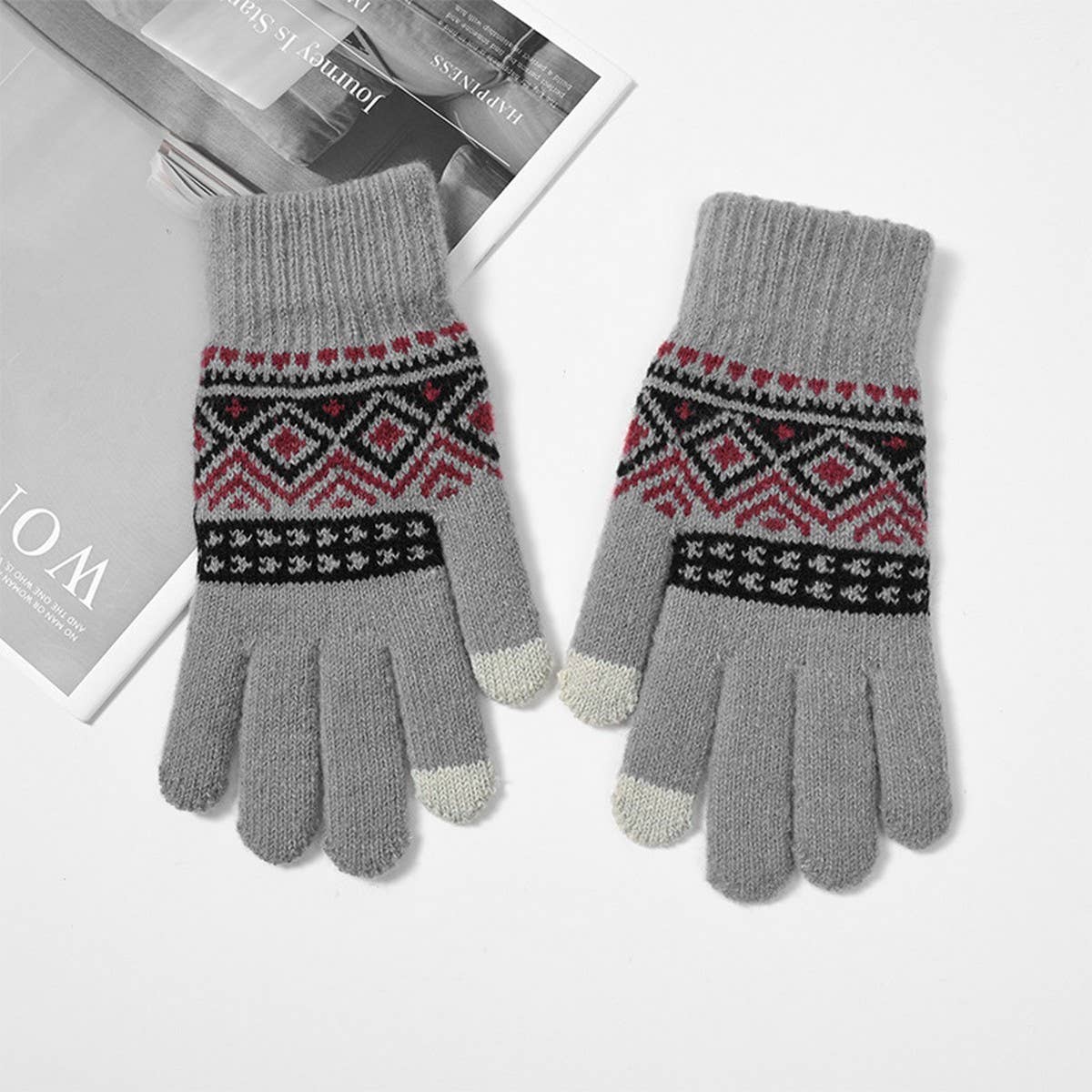 AUTUMN AND WINTER FIVE-FINGER CYCLING WARM GLOVES_CWMM1490