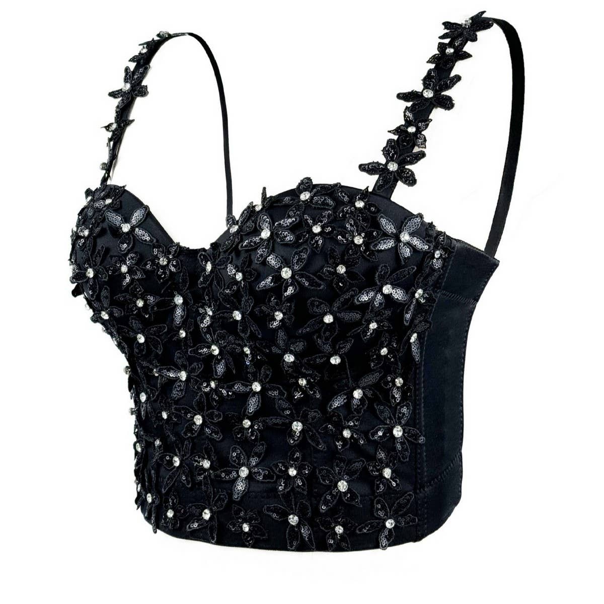 DIAMOND FLOWER HIGH-END PURE HERRINGBONE CORSET