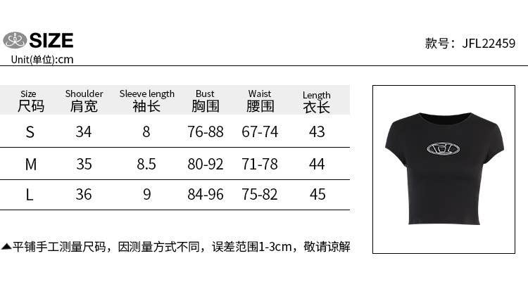 Sexy Hollow D Cut Embroidered Slim Crop Top