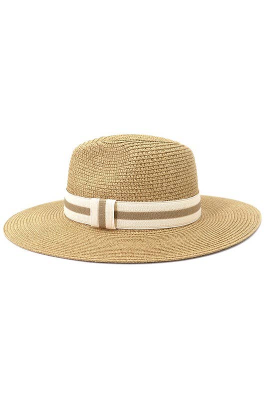 CASUAL SUMMER BANDING  PANAMA HAT_CWAH102