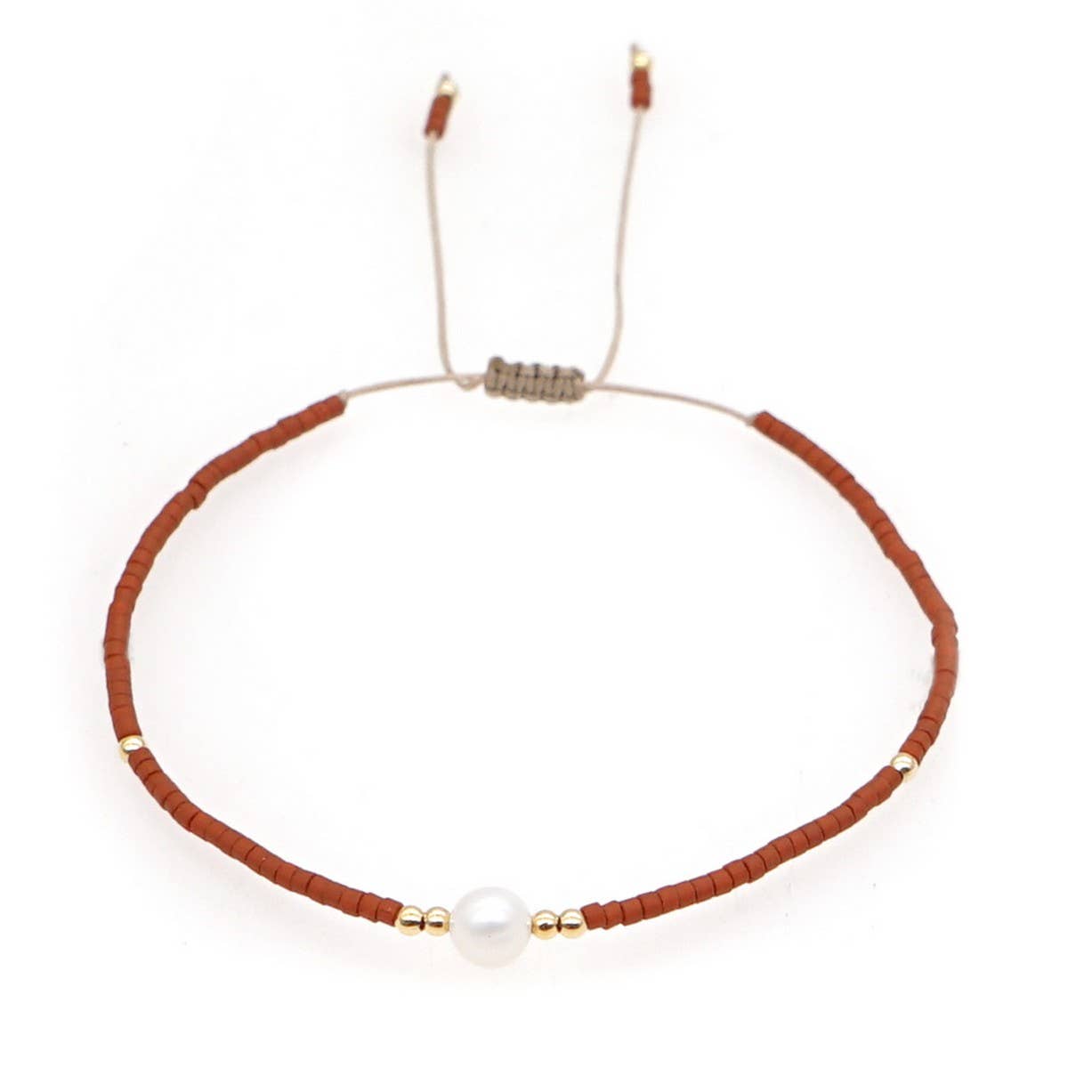 HAND-WOVEN FASHIONABLE RICE BEADS BRACELET_CWAB4621