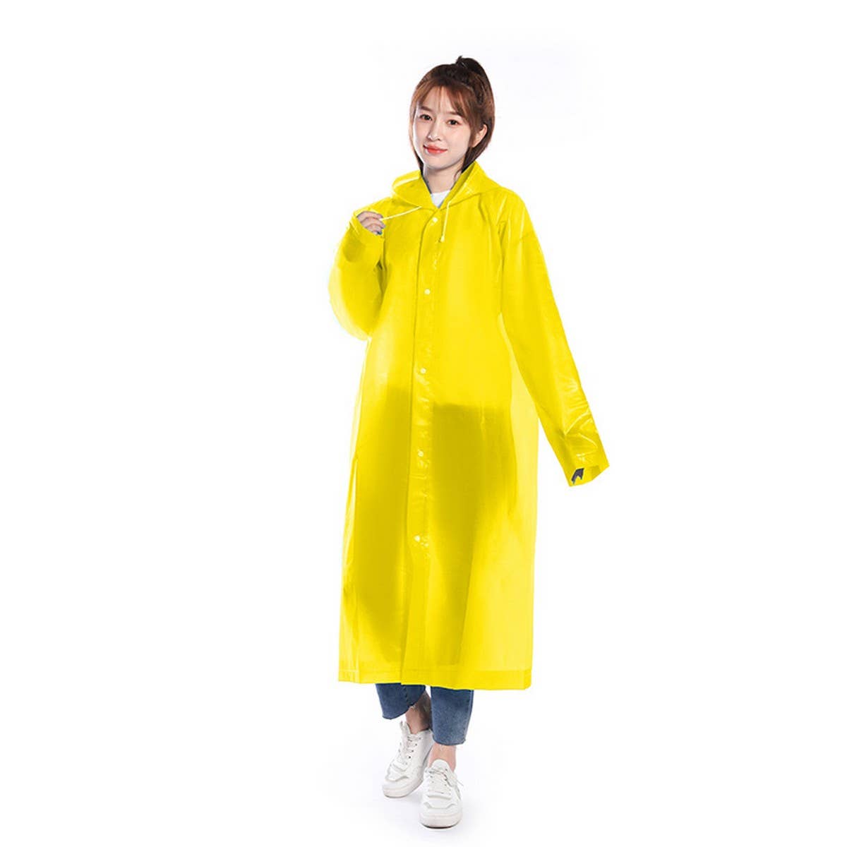 CWMM1492_PEVA HOODED THICKENED REUSABLE RAINCOAT