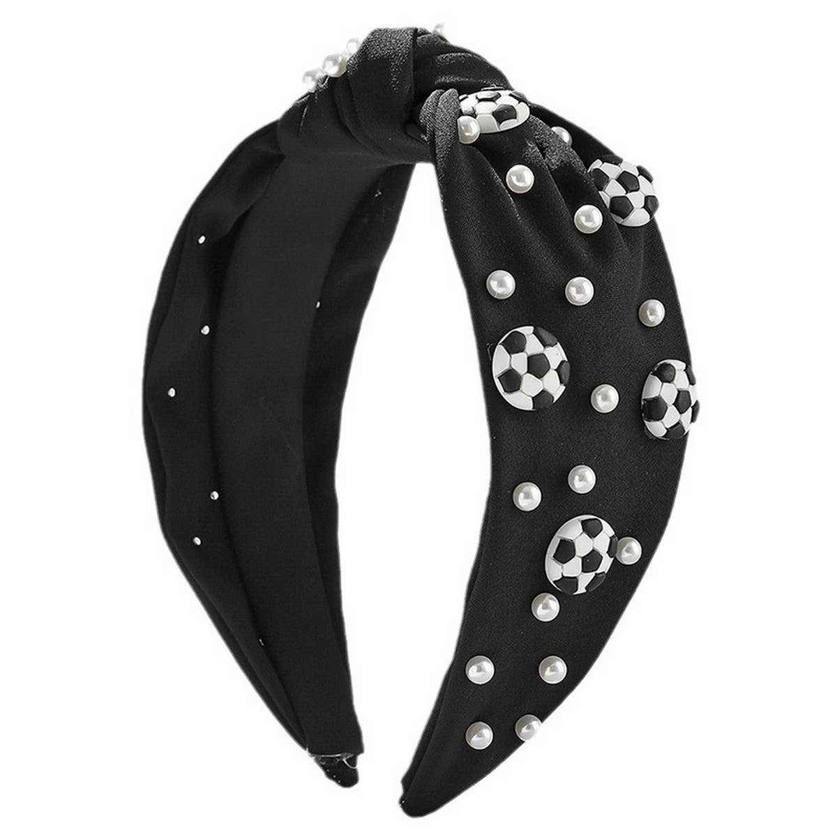 FOOTBALL BASKETBALL DECORATED PEARL HEADBAND