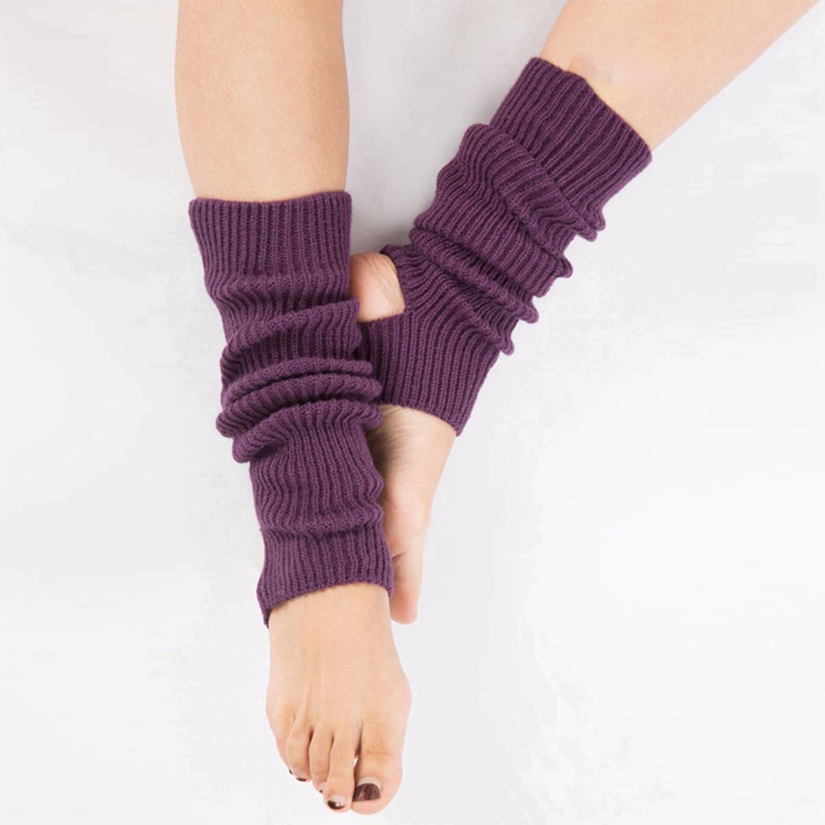 KNITTED SPORTS PROTECTIVE FOOT WARMING SOCKS