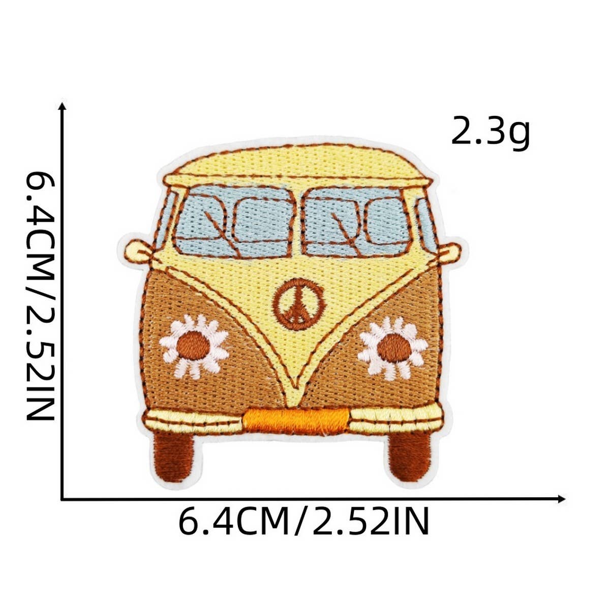 GRAFFITI DECORATED SUITCASE EMBROIDERED PATCH