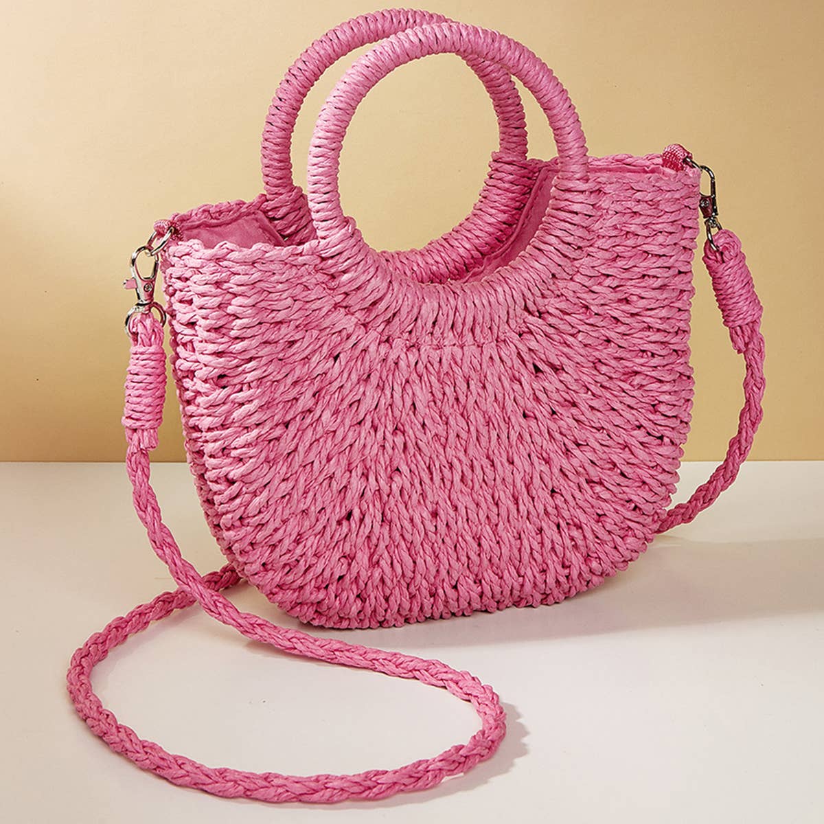 Small Crossbody Bag, Straw Bags For Women_CWAB0804