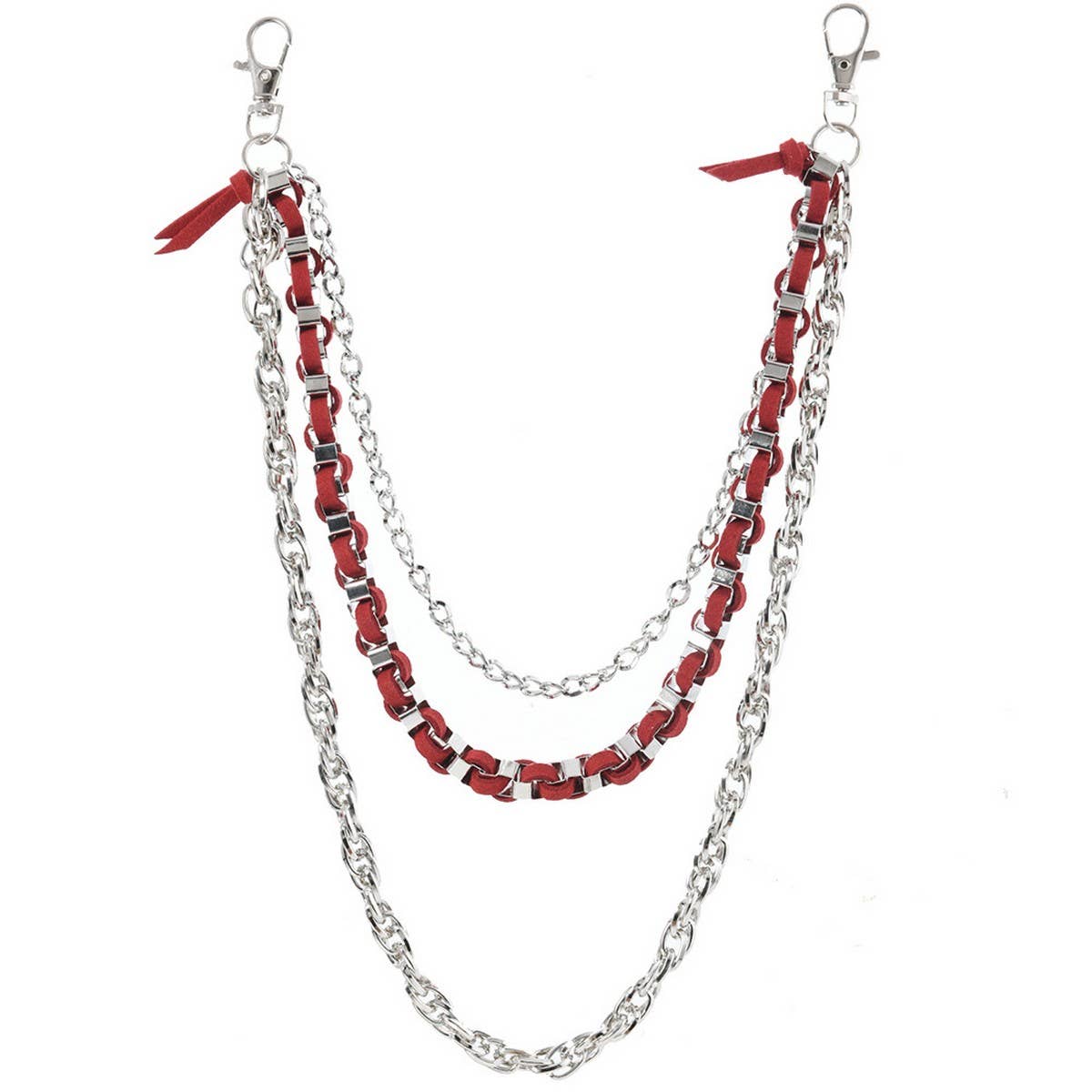 CREATIVE WOVEN THREE-LAYER TRENDY JEANS CHAIN