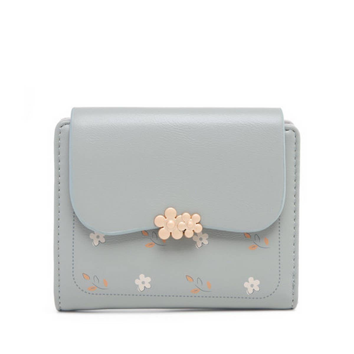 FLORAL TRI-FOLD COIN PURSE_CWAB2336