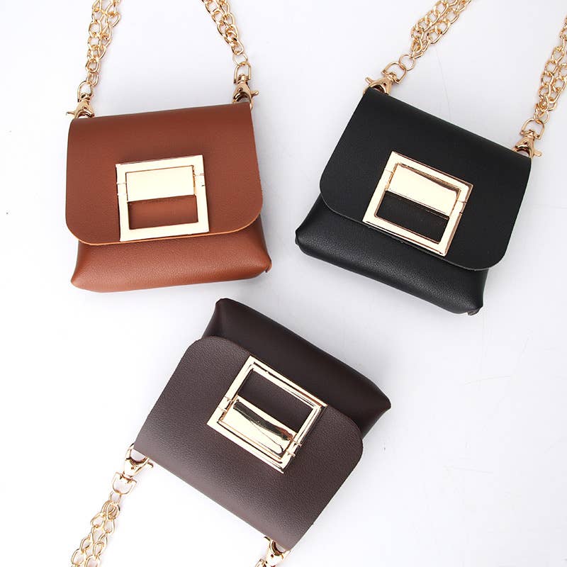 Chain single-shoulder crossbody mini waist bag