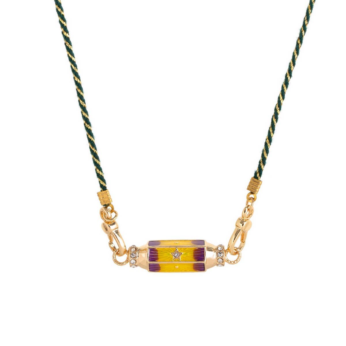 Evil Eye Charm Choker ??Colorful Cotton Pendant_CWMM6968