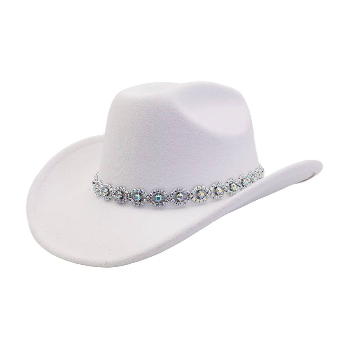 New Wool Fedora Hat Western Ethnic Jazz Style_CWAH04469