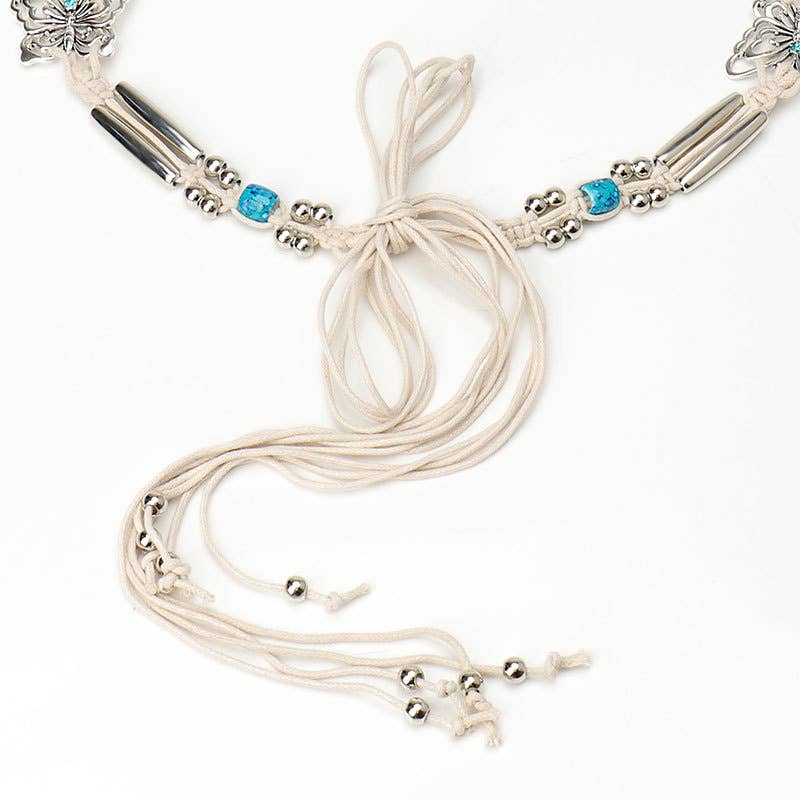 Bohemian ethnic ornaments with a waist chain