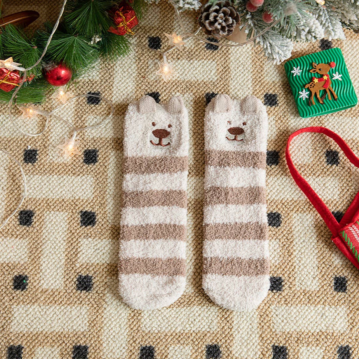 CWMS02732_KIDS FAMILY CHRISTMAS CREW SOCKS WINTER GIFT