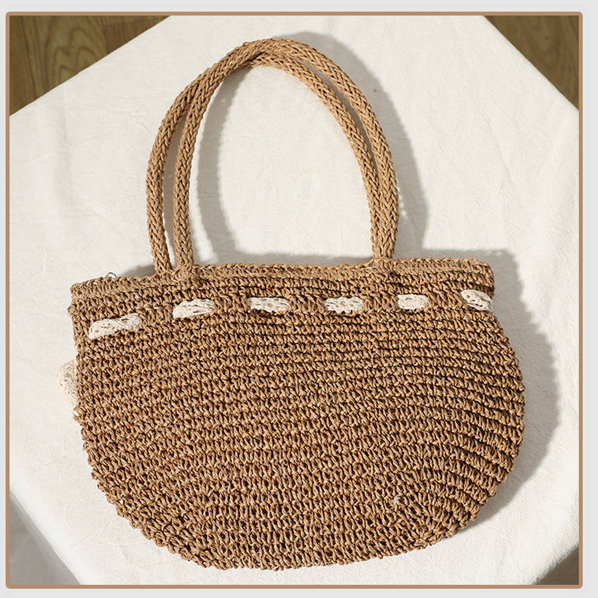 2024 NEW STYLE BOW HAND-HELD BEACH WOVEN BAG_CWAB1891