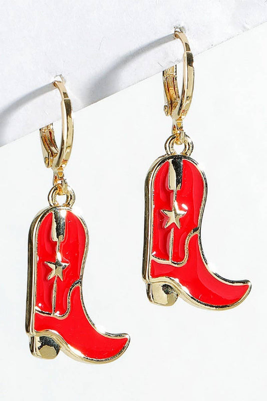 CWAJE1213_COW BOY PINK EARRING(ELLA)