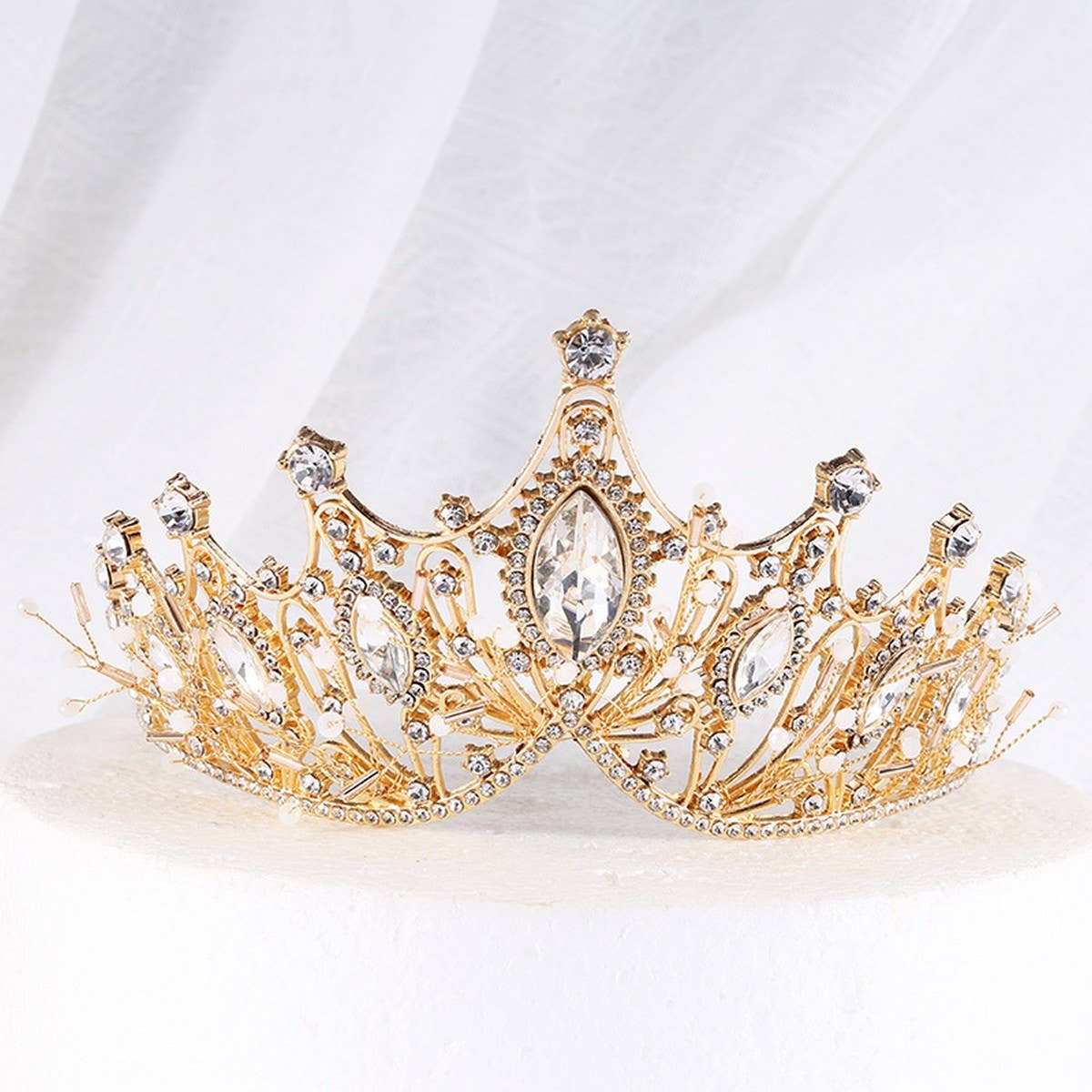 WEDDING CRYSTAL HAIR ACCESSORY BRIDAL CROWN