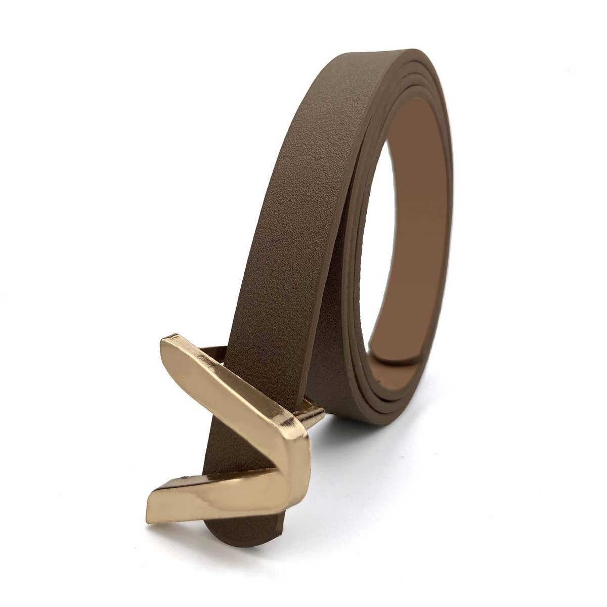 HOT SALE WOMEN'S THIN BELT V-BUCKLE THIN BELT_CWABE0703