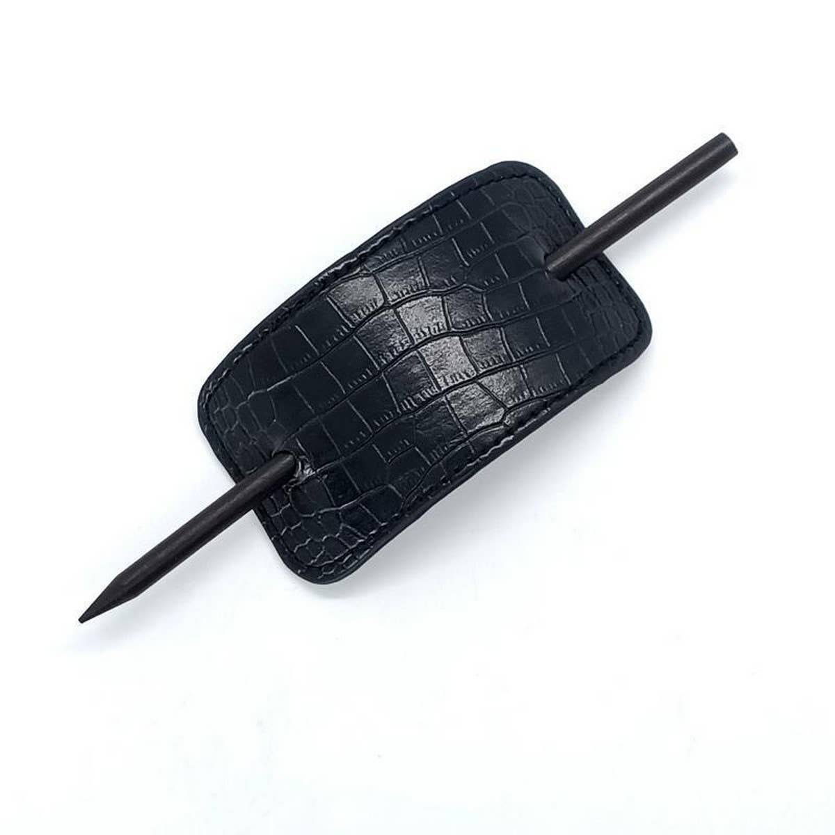 Elegant Vintage Croc Pattern Hair Stick