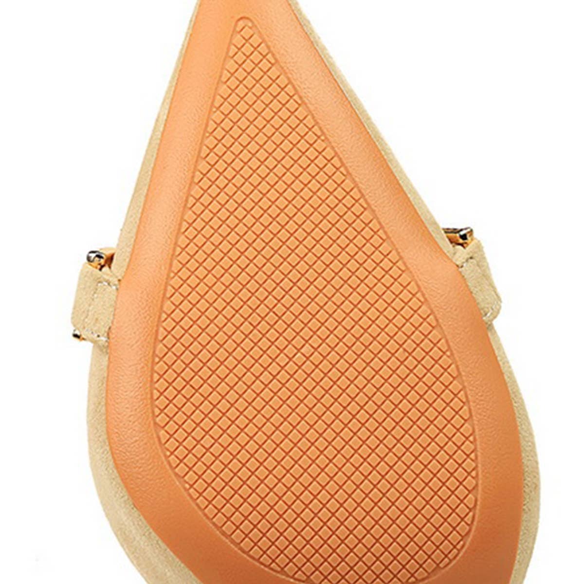 SHALLOW-MOUTHED AND POINTED PEARL CHAIN HIGH HEELS