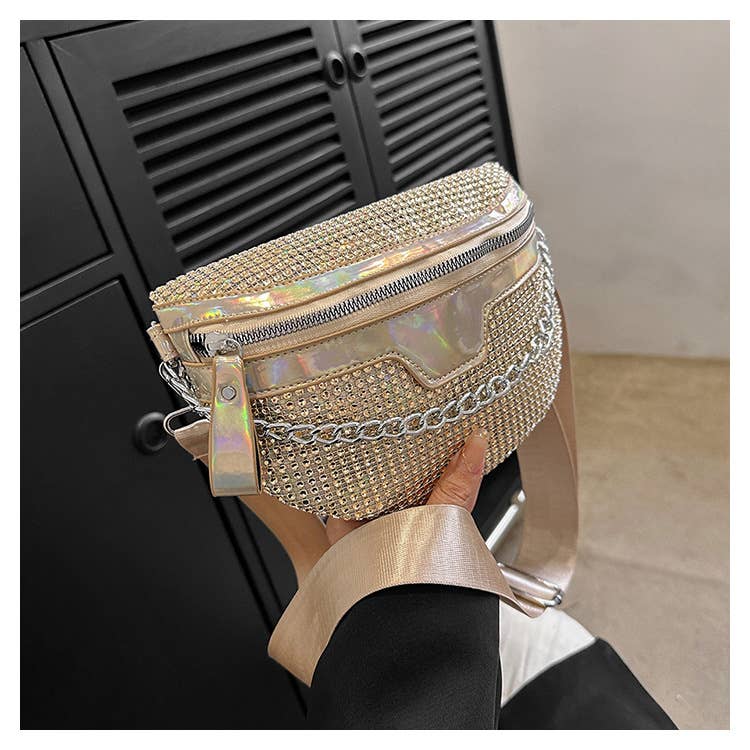 Single-shoulder crossbody casual waist bag