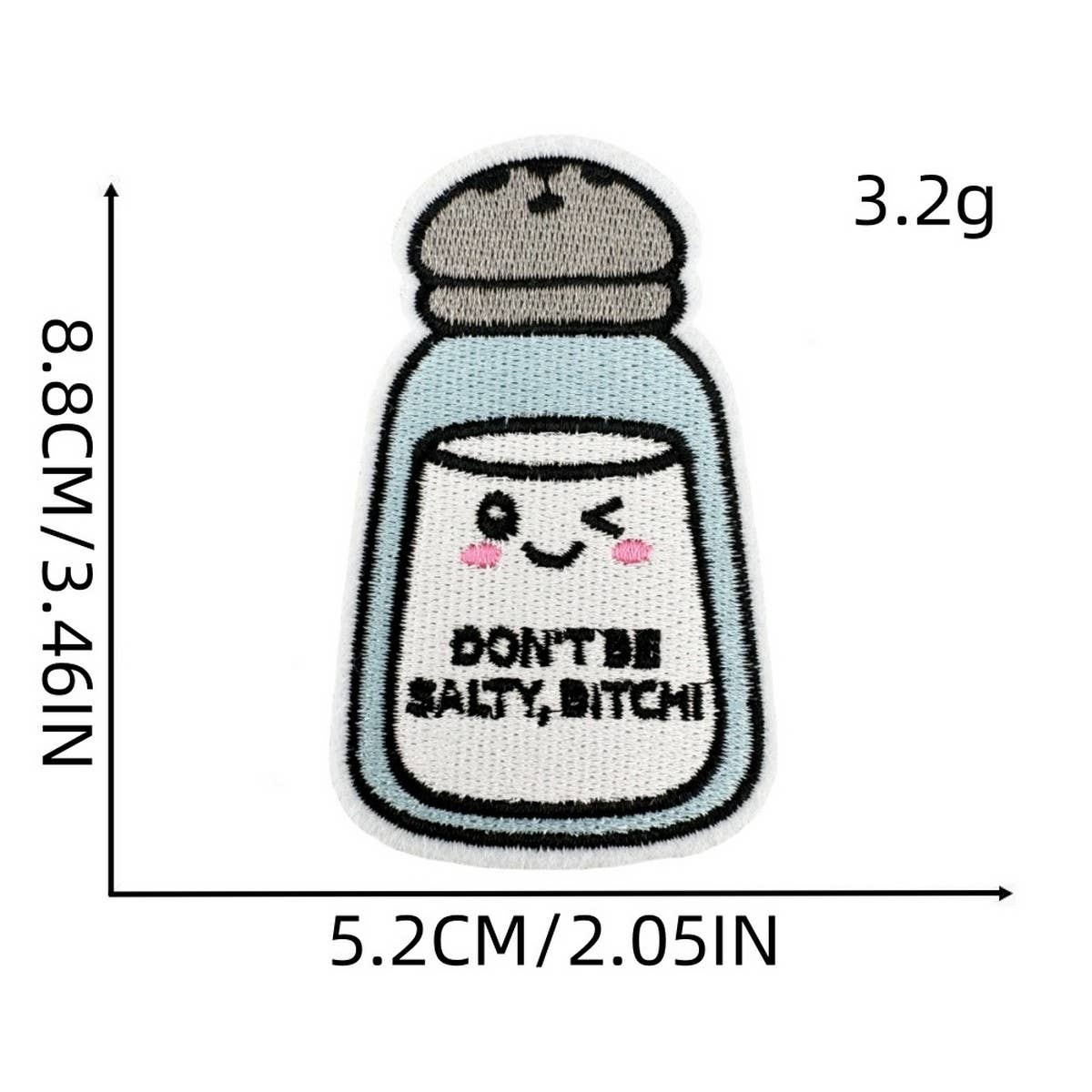 CARTOON CREATIVE BADGE EMBROIDERY PATCH_CWMM4068