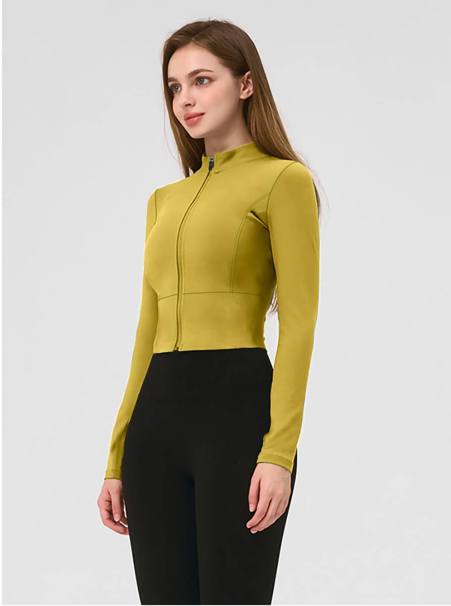 Highly elastic and quick-drying sports jacket