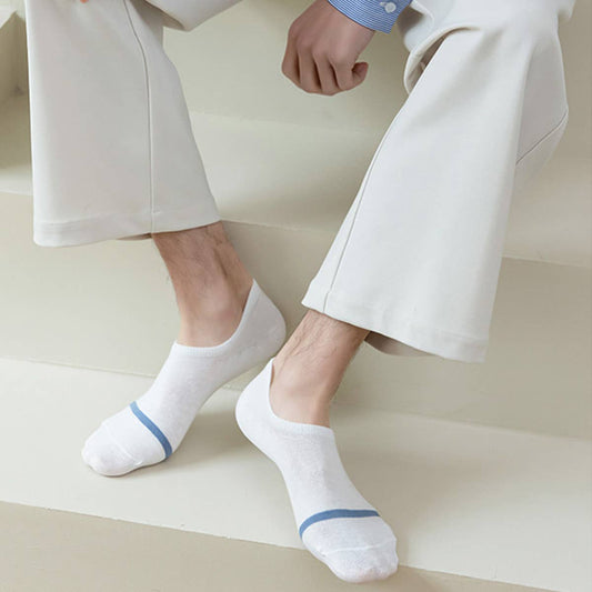 CWMS2469_NEW STYLE SHALLOW STRIPED THIN SOCKS