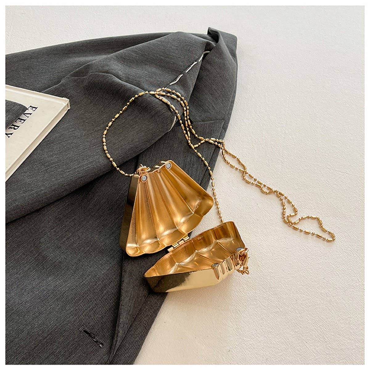 SHELL BAG CLUTCH SHOULDER CROSSBODY BAG_CWAB3261