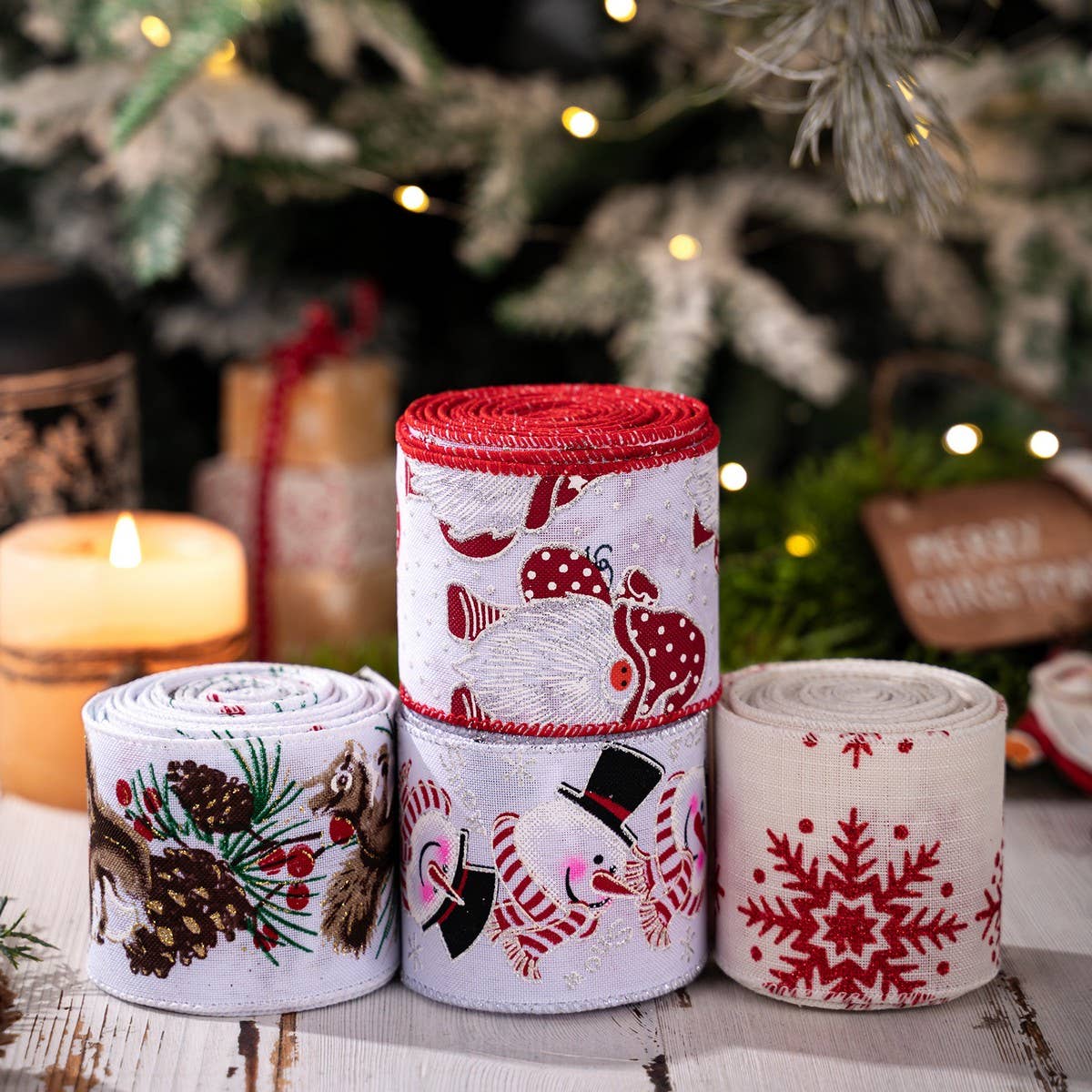 CWMM10196_COLORFUL CHRISTMAS RIBBON FOR TREE AND GIFTS