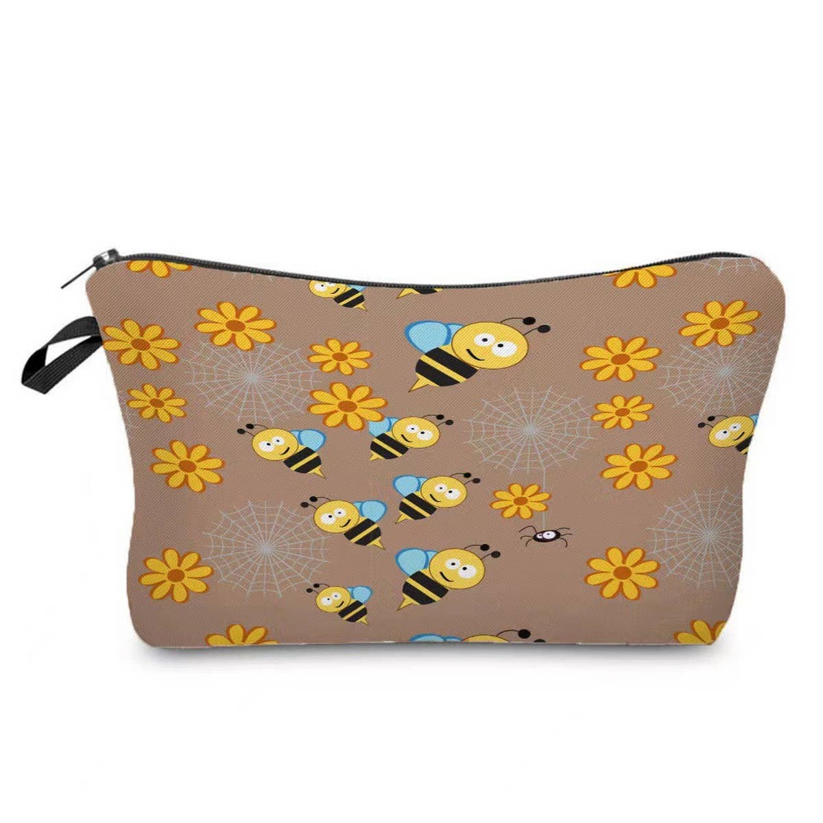 CUTE HARD-WORKING BEE PRINTED COSMETIC BAG_CWAB2269