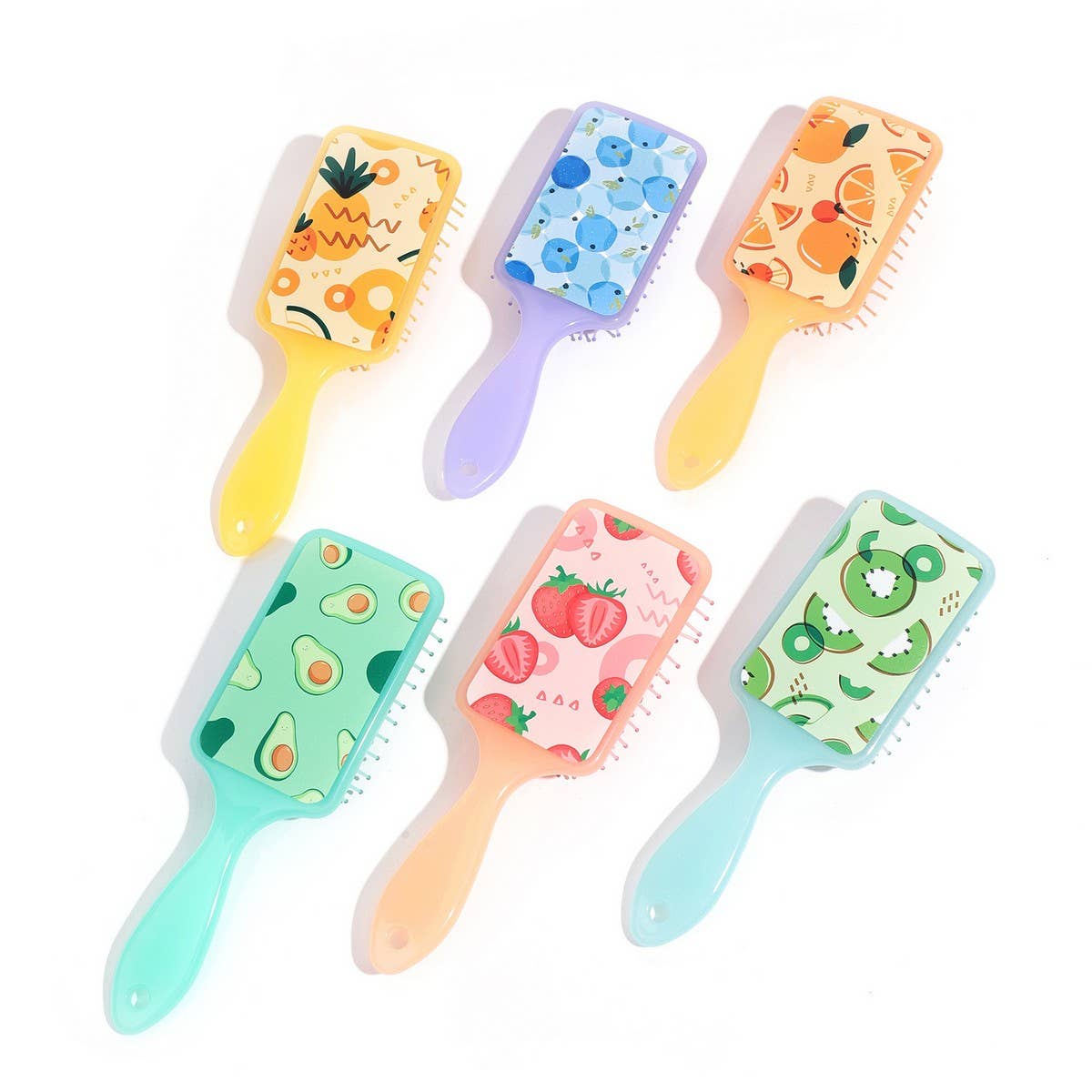 TRANSLUCENT JELLY COLOR AIR BAG MASSAGE COMB