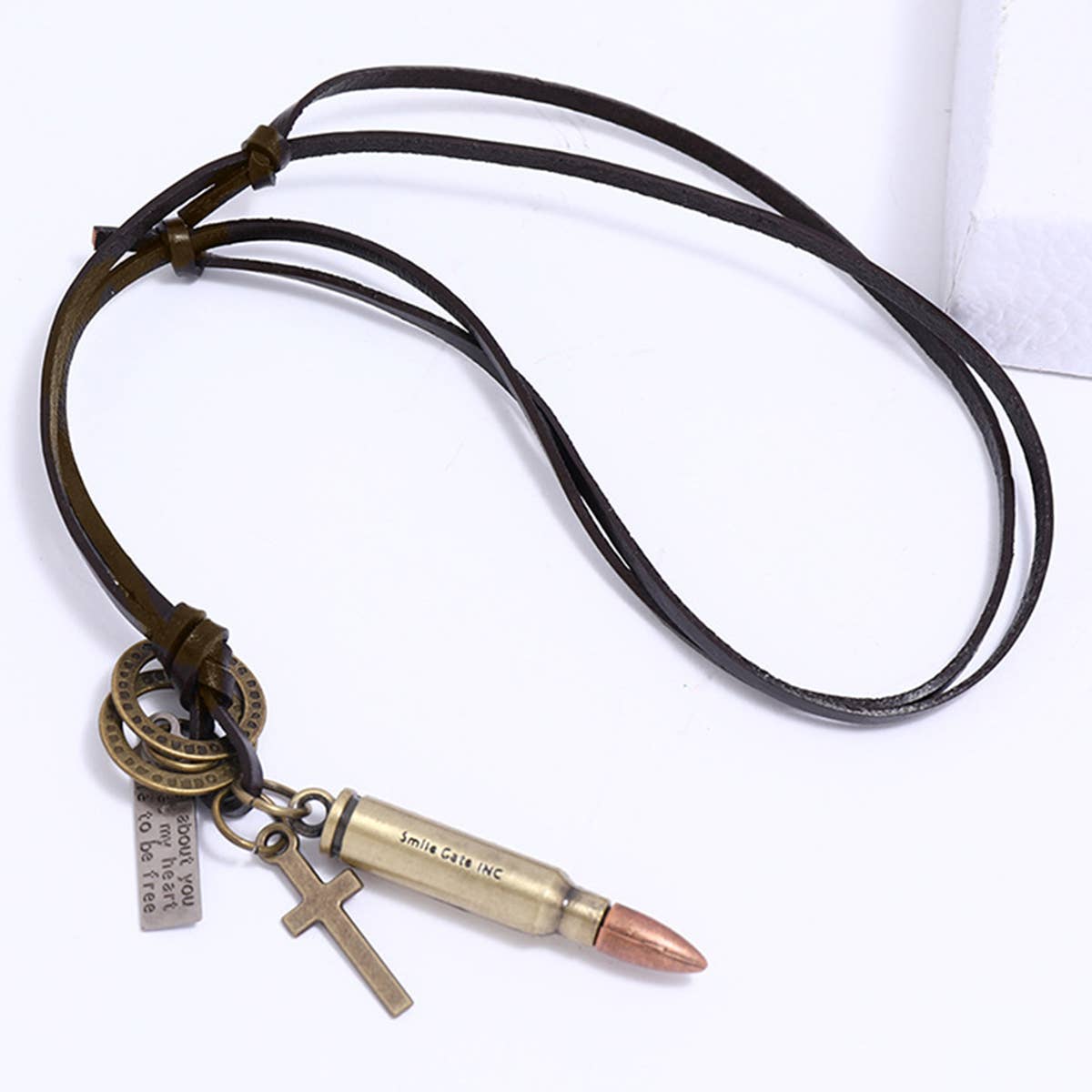 VINTAGE PUNK STYLE BULLETS NECKLACE