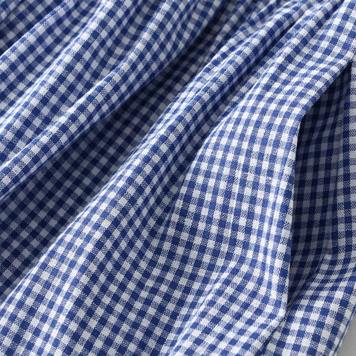 HOLLOW HOOK STITCHING PLAID SKIRT CAKE LONG SKIRT