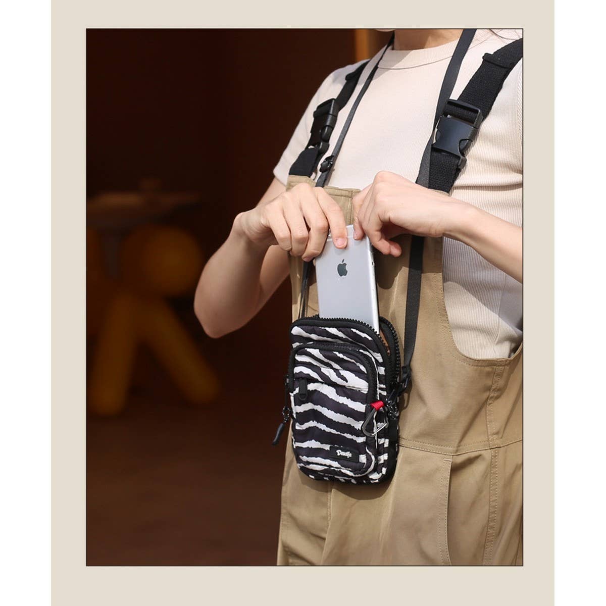 MINI WOMEN'S PHONE SOLID COLOR CROSSBODY BAG_CWAB1825