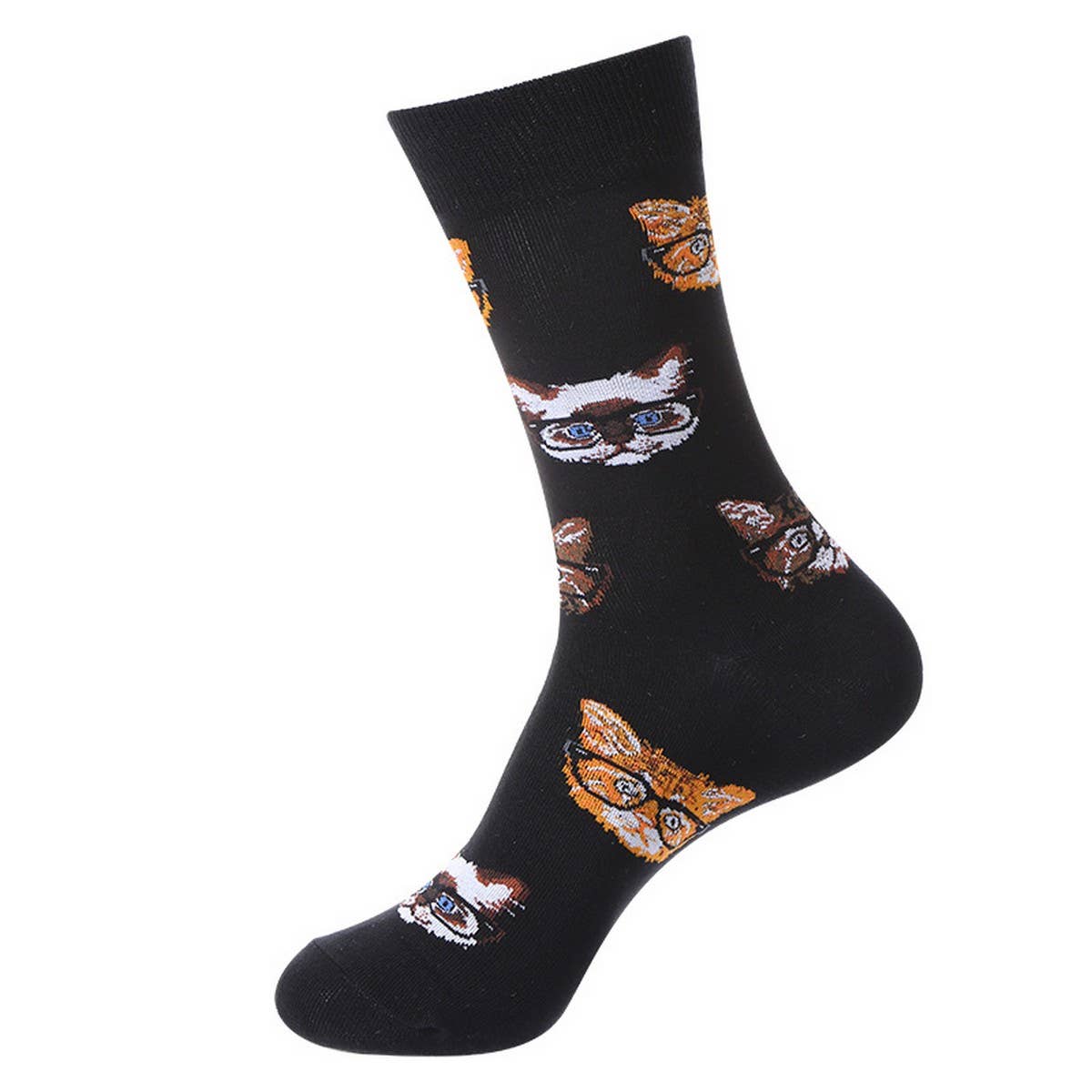 LARGE SIZE MEN'S TRENDY MID-CALF SOCKS_CWMS1015
