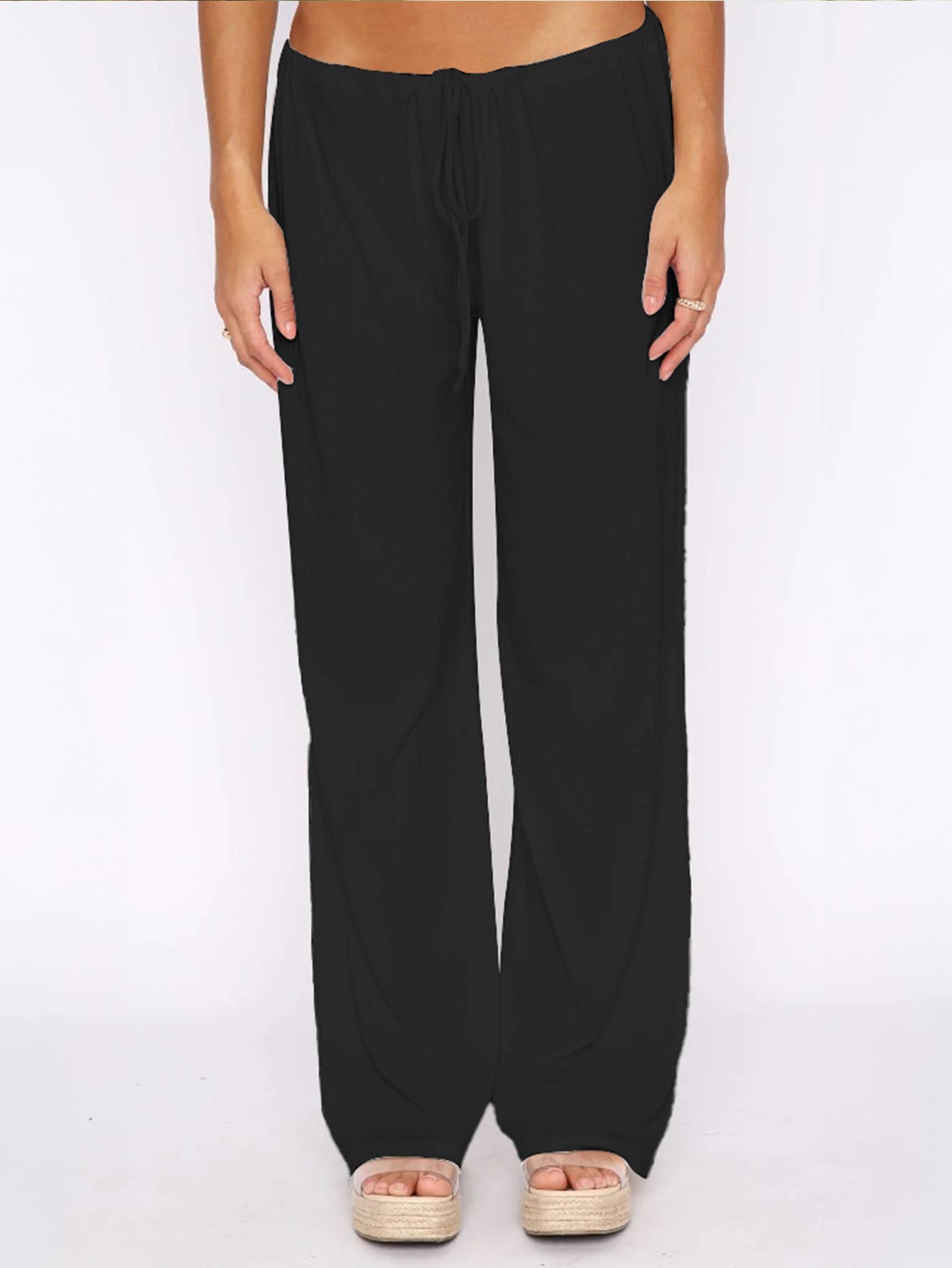 Women V-Neck Pleated Skirt Waist-Tie Raglan Shirt