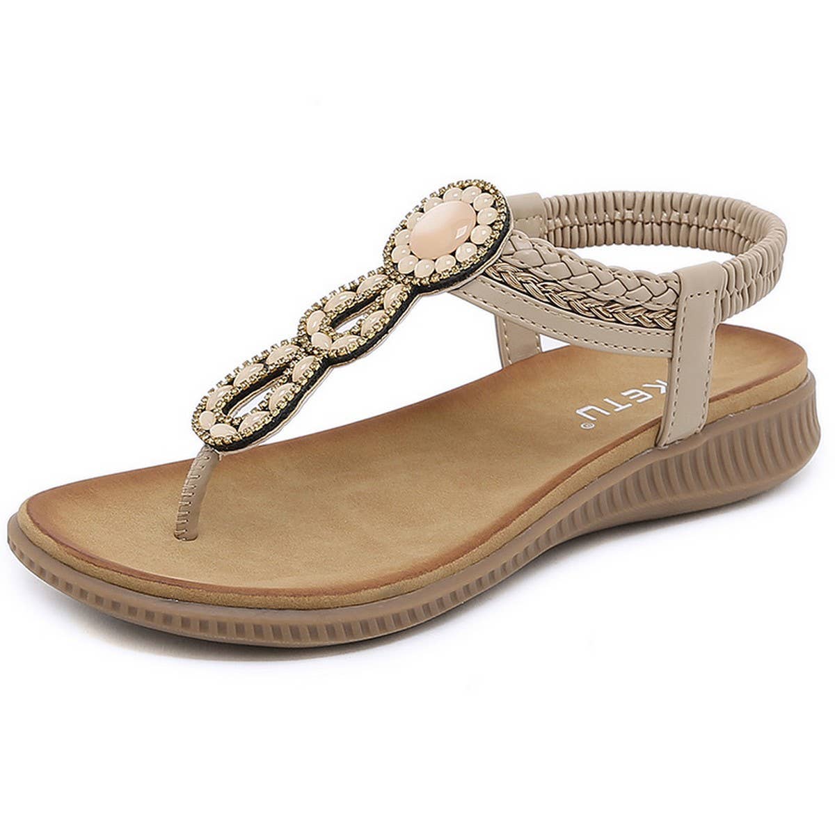 Women?™s Bohemian Sandals ??Round Toe Flats_CWSHS00240