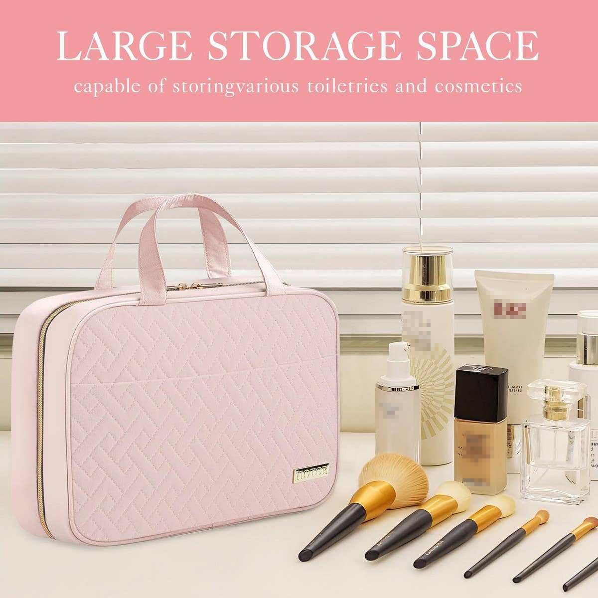 SPACIOUS TOILETRY BAG AND COSMETIC BAG WITH HOOK_CWAB2357