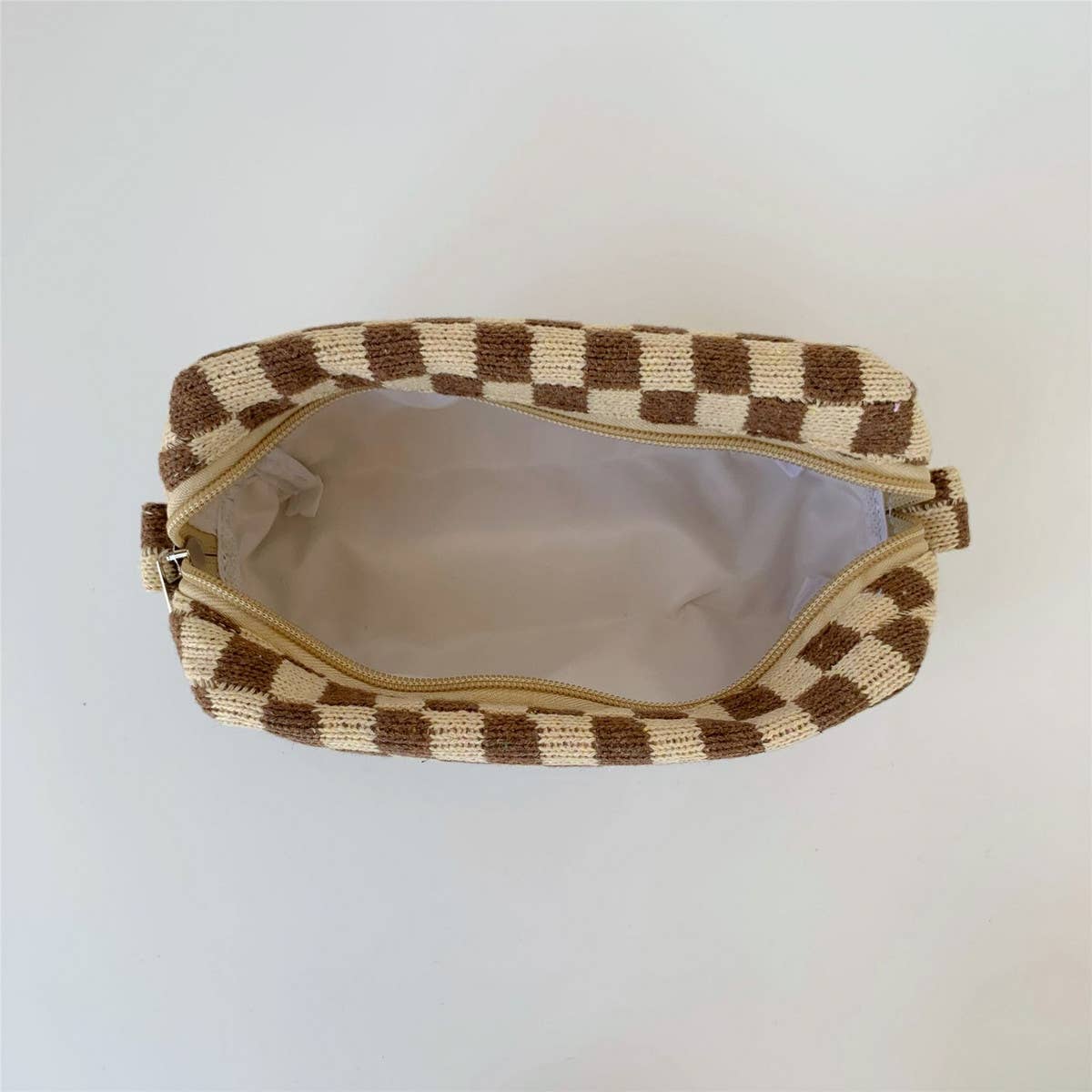 PLAID WASH BAG COSMETIC BAG_CWAB1031