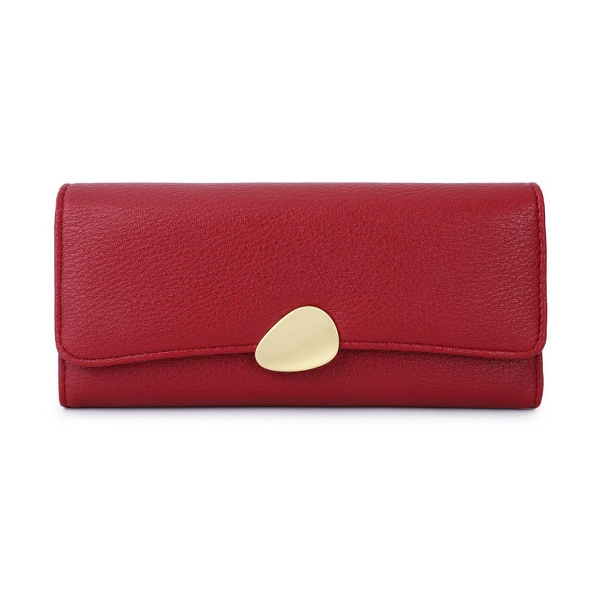 CLASSIC LITCHI PATTERN HASP WALLET_CWAB1651